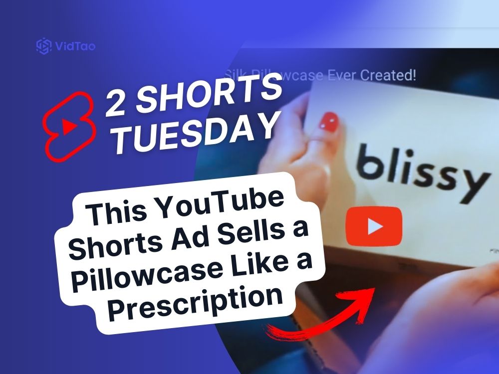 VidTao YouTube Ad Library 2 Shorts Tuesday Cover Image Pillowcase