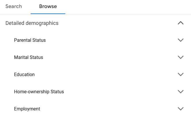 detailed demographics